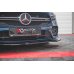 Накладка сплиттер на передний бампер Вар2 на Mercedes A W177 A35 AMG
